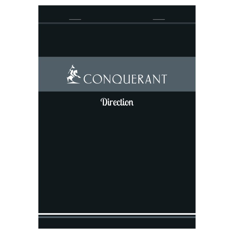 Conquerant 100104353 writing notebook A5 200 sheets Grey