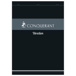 Conquerant 100100929 writing notebook A4 200 sheets Grey