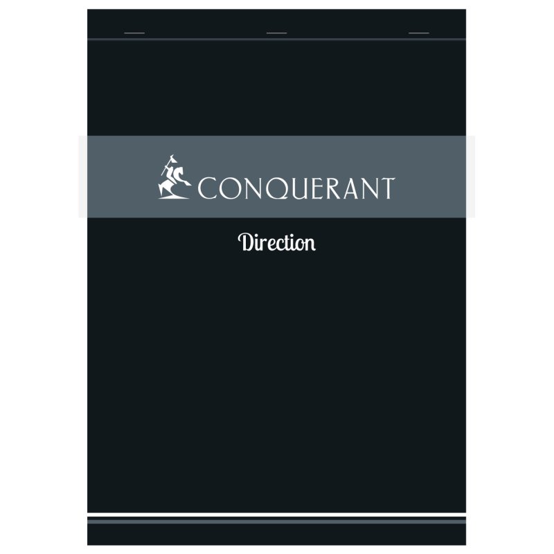 Conquerant 100100929 bloc-notes A4 200 feuilles Gris