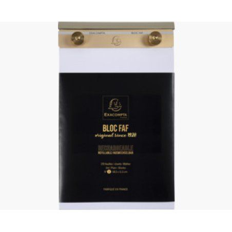 EXACOMPTA Bloc-notes "BLOC FAF", 185 x 115 mm, uni