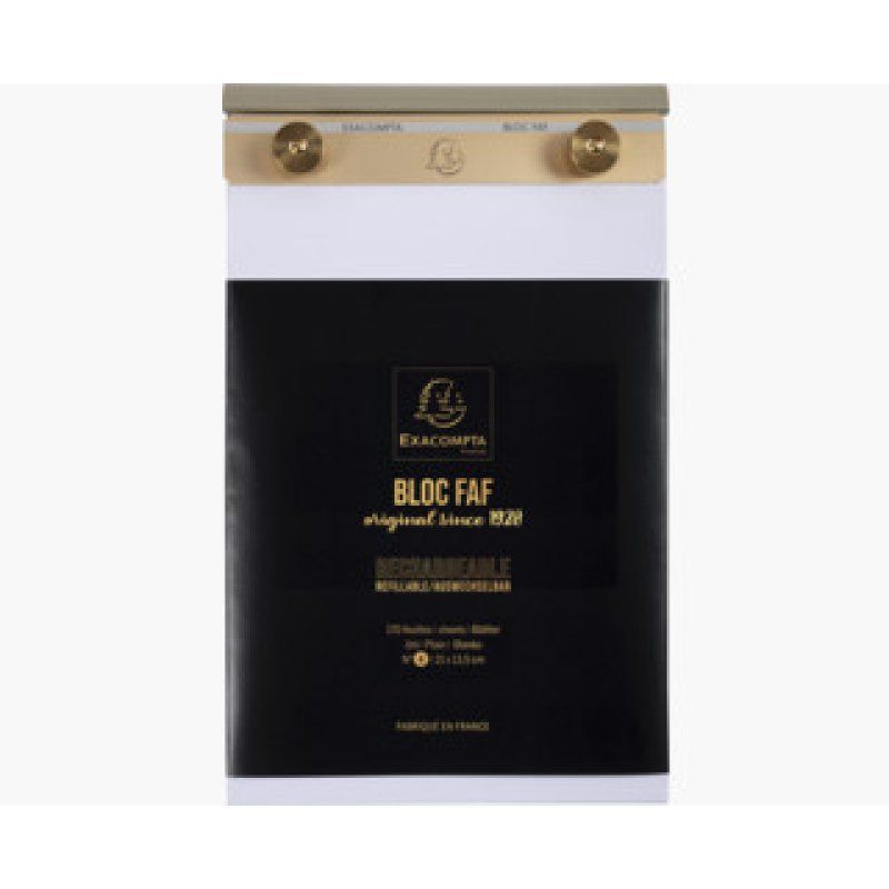 EXACOMPTA Bloc-notes "BLOC FAF", 210 x 135 mm, uni