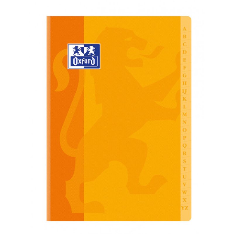 Oxford Carnet répertoire, broché, A4