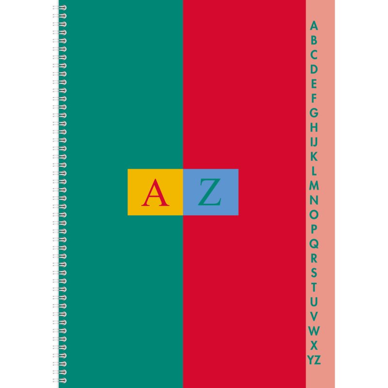 Conquerant 100101022 writing notebook A4 180 sheets Assorted colours