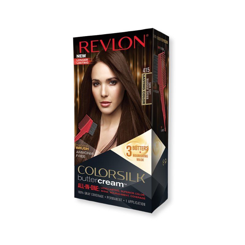 Revlon ColorSilk Buttercream Hair Color couleur de cheveux Marron