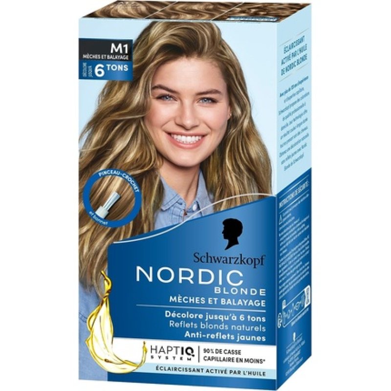 Schwarzkopf Nordic Blonde M1 Radiant Highlights Permanent Hair Color
