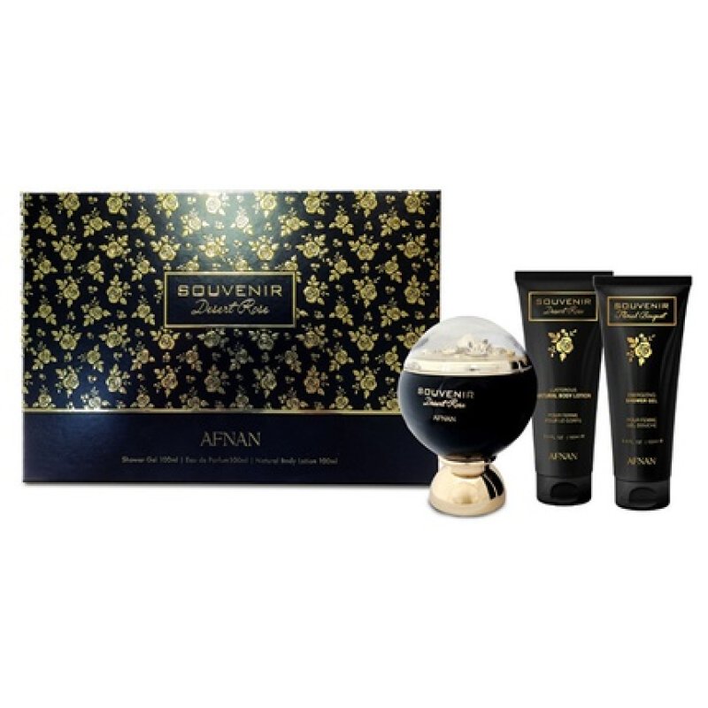 Souvenir Desert Rose - Eau de Parfum 100 ml Shower Gel 100 ml Body Lotion 100 ml