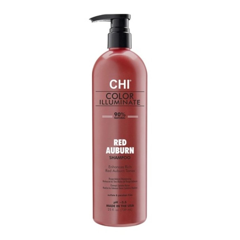 Chi Color Illuminate Shampoo - Red Auburn 739Ml