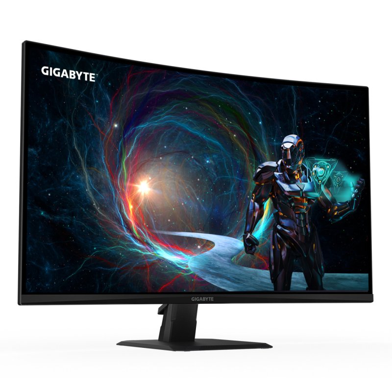 GIGABYTE GS32QCA 31.5" QHD Curved Gaming Monitor - 2560 x 1440, 180Hz, 1ms, 250 cd/m², FreeSync, HDR Ready, HDMI 2.0,