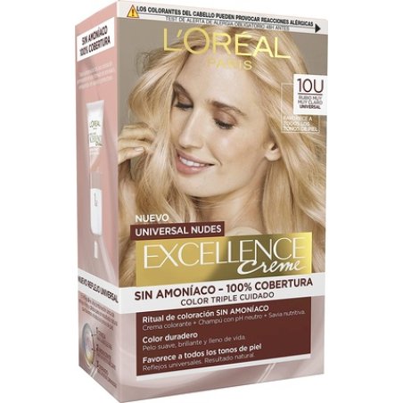 Excellence Creme Universal Nudes 10U-Lightest Blonde Hair Dye