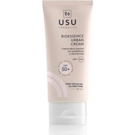 Bioessence Urban Cream Day Face Cream 50ml with Prebiotics and Niacinamide SPF 50 Ideal for All Skin Types