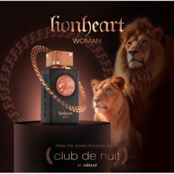 Club De Nuit Lionheart Woman EDP Parfum by Armaf 3.4oz / 100ml
