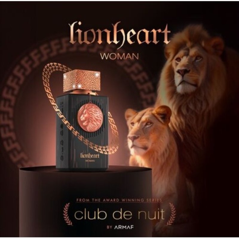 Club De Nuit Lionheart Woman EDP Parfum by Armaf 3.4oz / 100ml