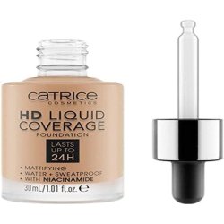 Catrice HD Liquid Coverage Foundation No. 050 Rosy Ash Nude for Combination Skin 30ml
