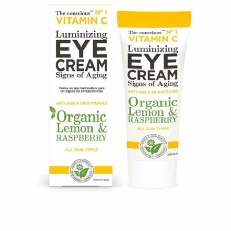 The Conscious Lemon & Raspberry Eye Contour Cream 30ml