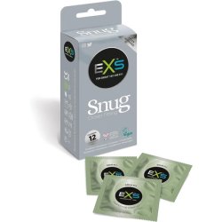 EXS Snug Fit Condoms Smaller Size Tighter Fit Trim Close Fit Vegan