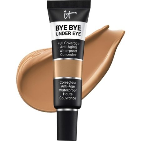 IT Cosmetics Bye Bye Under Eye Concealer Highly Pigmented Water-Resistant Long-Wearing Finish Deep Tan 40.0