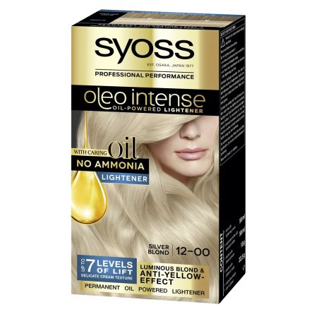 Syoss Oleo Intense Permanent Hair Color 12-0 Extreme Lightening 5pcs