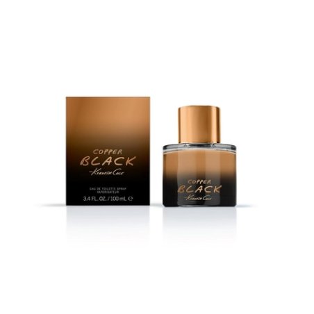 Kenneth Cole Copper Black Eau De Toilette Cologne for Men 3.40 Fl Oz