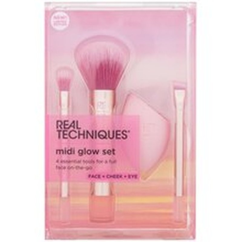 Real Techniques Midi Glow Set - Sada Pro Aplikaci Make-Upu