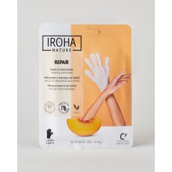 Iroha Nature Réparatrices Gants Masque - Pêche 2 x 9ml
