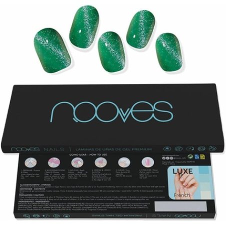 Nooves Cat Eye Green Nail Gel Sheets