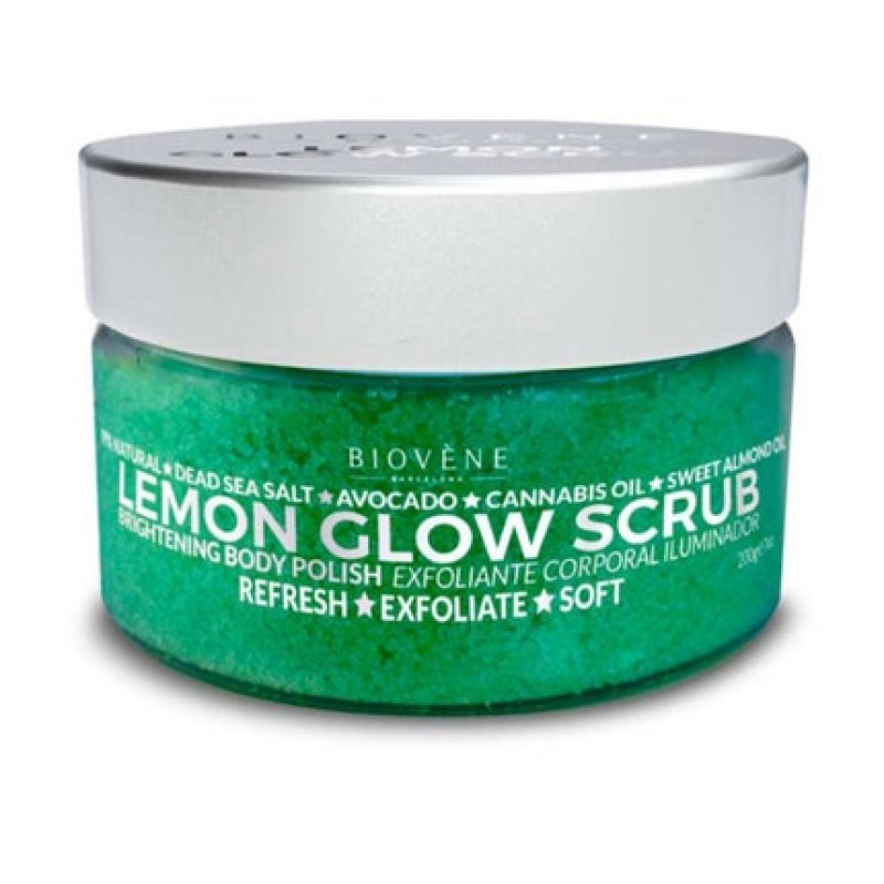 Biovène Lemon Glow Scrub Brightening Body Polish 200g