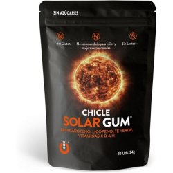 WUGUM Solar Chewing Gum for Tan Activation and Cell Renewal