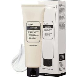 DearKlairs Gentle Black Facial Cleanser 4.73 Fl Oz - Vegan, Low pH, Hydrating, Fine Dust Removal