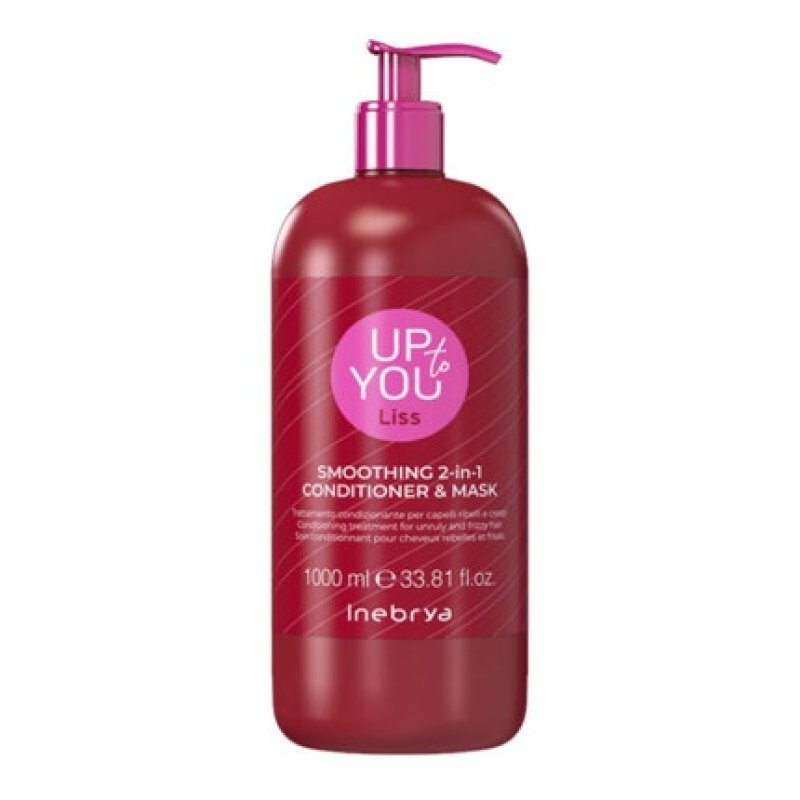 Inebrya Up To You Liss Smoothing 2 In 1 Conditioner & Mask 1000ml