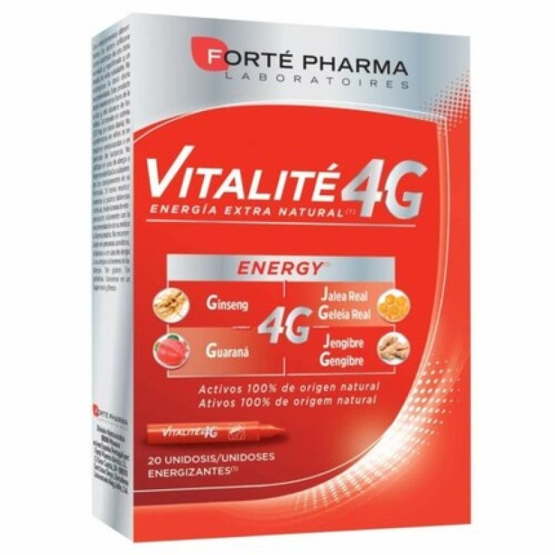 Forté Pharma VItalité 4G Dietary Supplement 20 Tablets