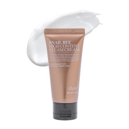 BENTON Snail Bee High Content Steam Cream Snail Mucin Moisturizer with Bee Venom & Niacinamide Korean Skin Care