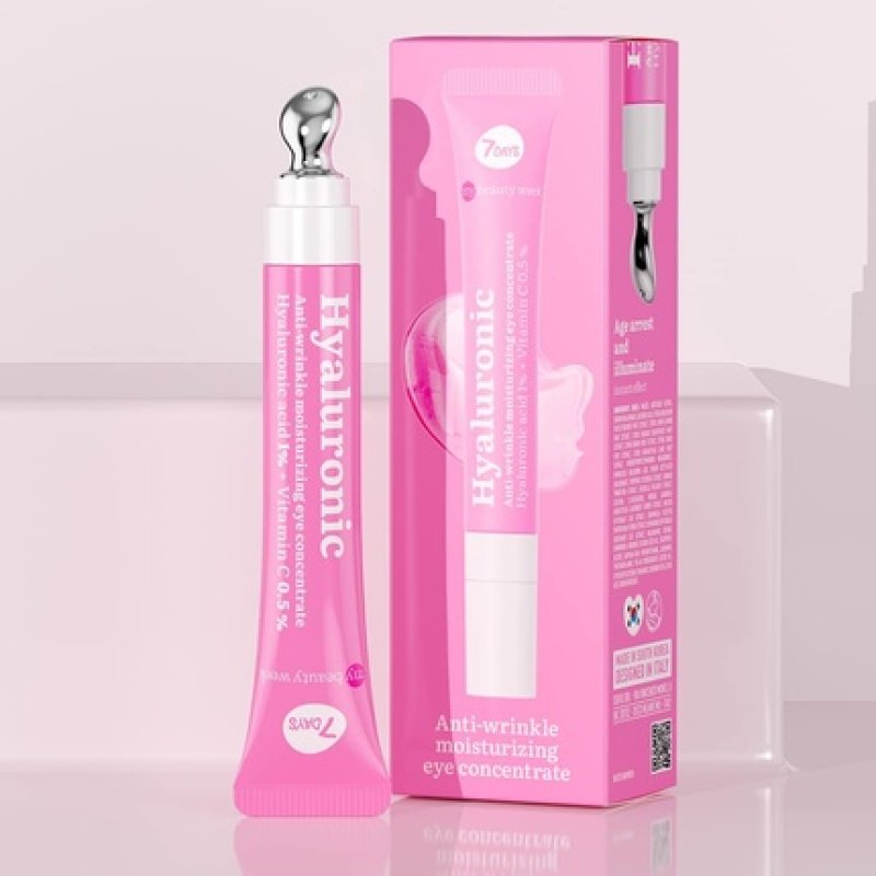 7Days Eye Cream with Hyaluronic Acid Korean Skincare for Dark Circles and Puffy Eyes Anti Aging Eye Bags Remover Anti