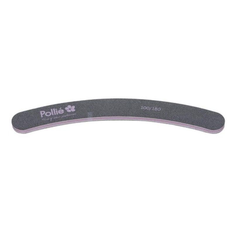 Pollie Curved Nail File 100/180 - 19x178mm With Bag 1 Unit