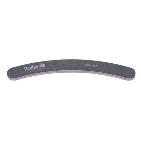 Pollie Curved Nail File 100/180 - 19x178mm With Bag 1 Unit
