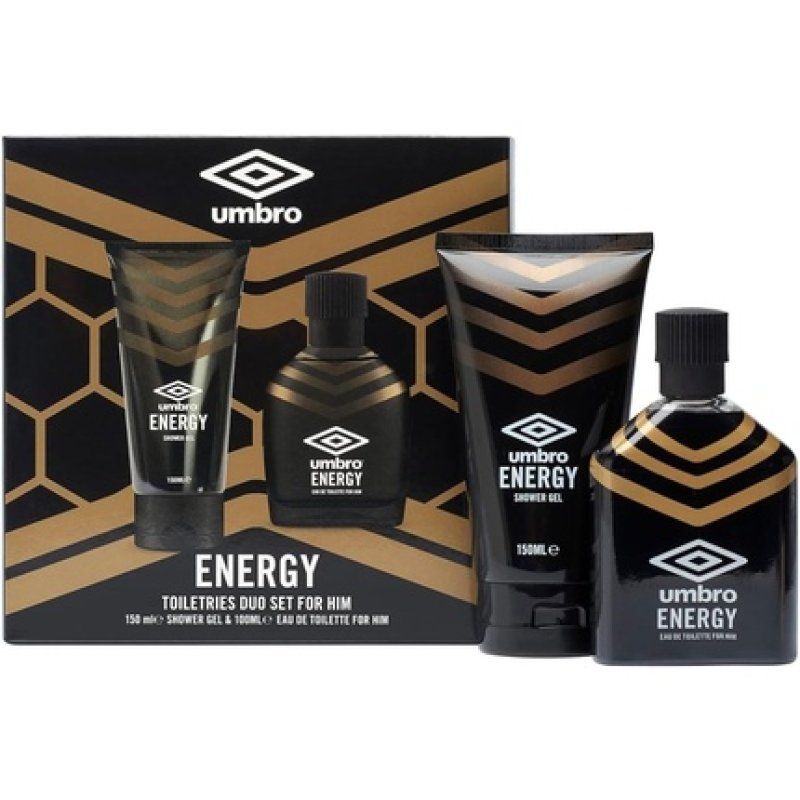 Umbro Energy Eau de Toilette and Body Wash 100ml 150ml 250ml