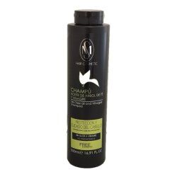 Hair Cosmetic Tea Tree Oil And Vinegar Shampoo Without Parabens And Odor 500ml
