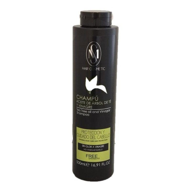 Hair Cosmetic Tea Tree Oil And Vinegar Shampoo Without Parabens And Odor 500ml