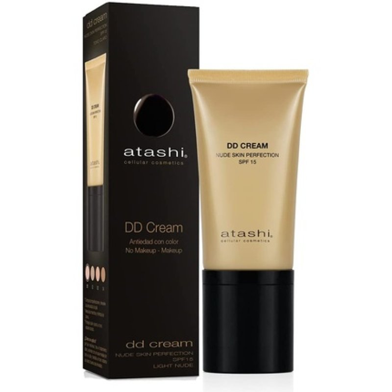 Atashi Anti-Ageing DD Cream with Colour Light Nude Tone SPF15 50ml