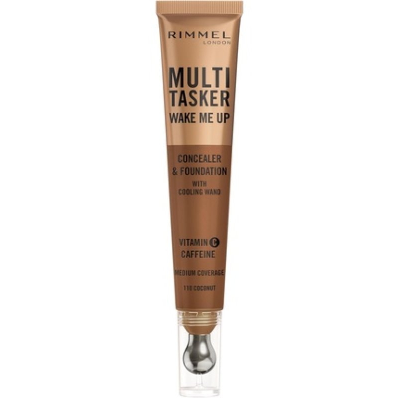 Rimmel Multi-Tasker Wake Me Up Foundation & Concealer 110 Warm Coconut