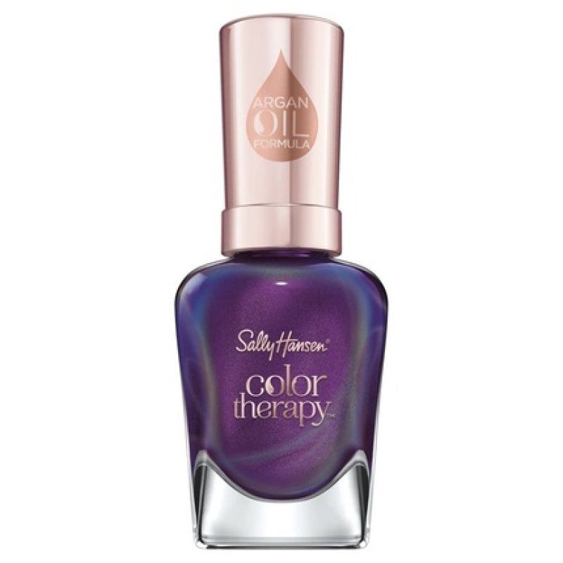 Sally Hansen Color Therapy Nail Polish 14.7ml - Shade 402 Plum Euphoria Shimmering Purple