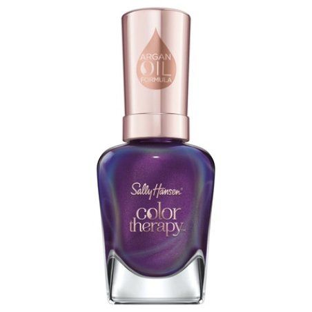 Sally Hansen Color Therapy Nail Polish 14.7ml - Shade 402 Plum Euphoria Shimmering Purple