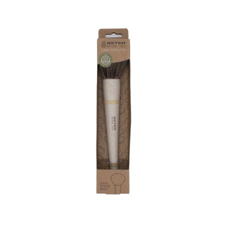 Beter Powder Makeup Brush Synthetic Hair Cruelty-Free Wheat Fiber Handle Sustainable and Recyclable