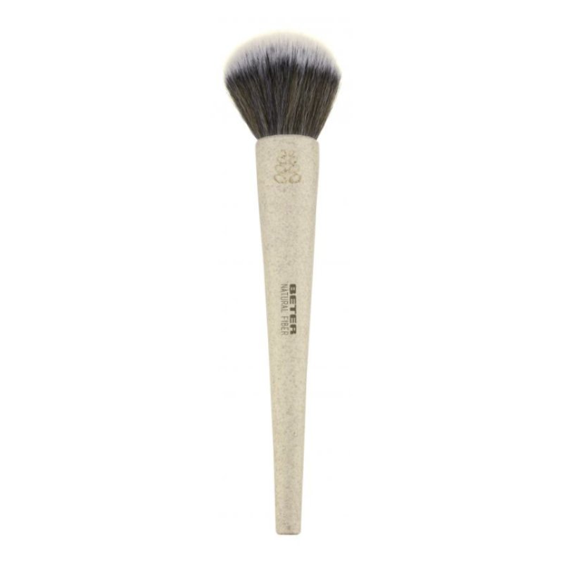 Beter Powder Makeup Brush Synthetic Hair Cruelty-Free Wheat Fiber Handle Sustainable and Recyclable