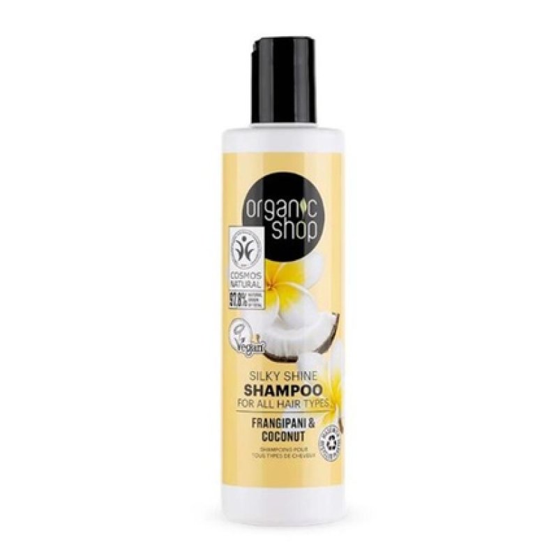 Natura Siberica Frangipani Coconut Shampoo For All Hair Types 280ml