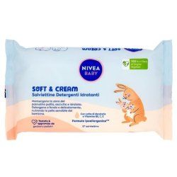 Nivea Baby Wipes 57 Pcs Soft Cream