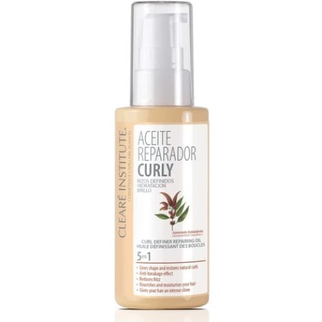 Clearé Institute Curly Repair Oil Moisturizes and Defines Curls with Natural Ingredients 50ml