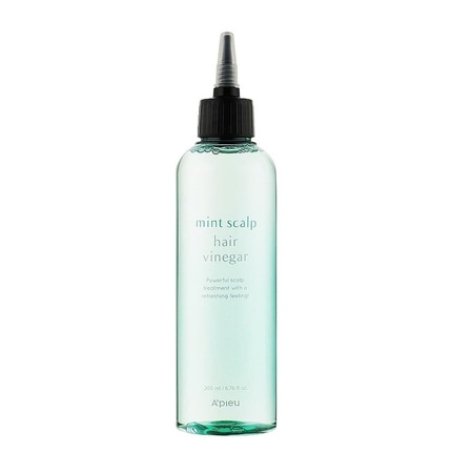 A'PIEU Mint Scalp Hair Vinegar 6.76 fl oz 200ml - Clarifying and Cooling for Greasy Hair and Oily Scalp - Non-drying,