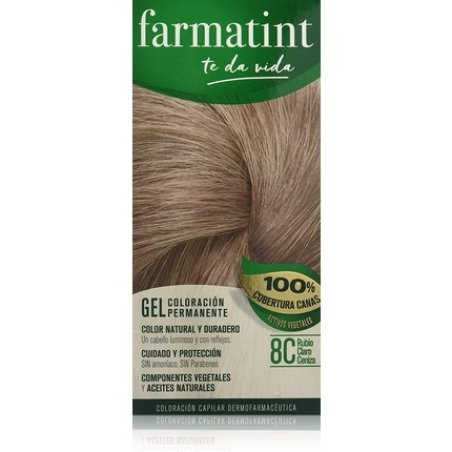 Farmatint 8C Light Ash Blonde Hair Color