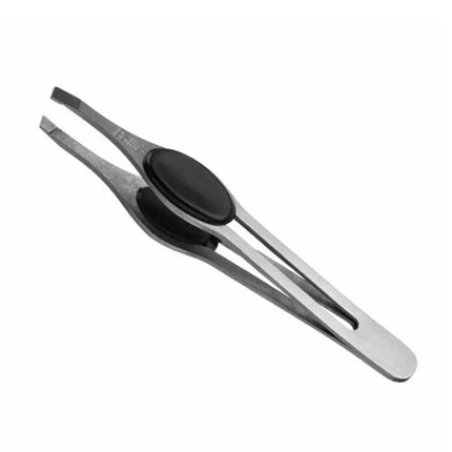 Eurostil Stainless Steel Anatomical Slanted Tweezers 1 Unit