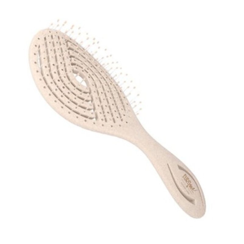 Eurostil Oval Wooden Eco Brush - 1 Unit